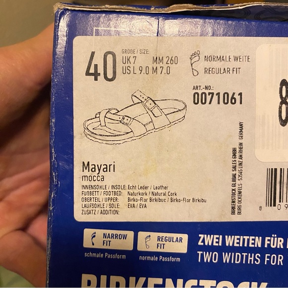 š«§BIRKENSTOCKš«§ Mayari Leather Sandal NEW - Picture 16 of 16